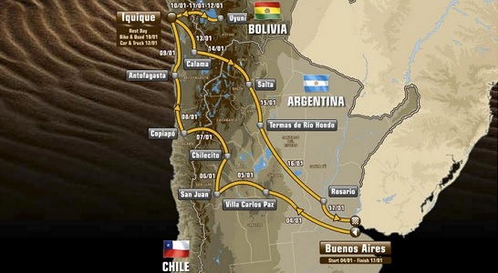 Dakar-ruta-2015
